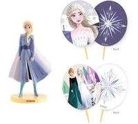 Dekora - Décoration Gâteau Anniversaire, Topper Gateau La Reine des Neiges 2 Disney en PVC 303020 Multicolore