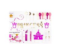 Kit décoration anniversaire princesse 31 pièces
