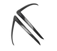 Kit Décoration Avant Cadre Phares Antibrouillard Spoiler Habillage Carrosserie Noir Brillant Aspect Carbone pour Tesla pour Model 3 Y 2017-2023 LTQSIV(for 3 Carbon Look)