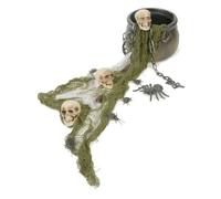 Kit Décoration Avec Chaudron Halloween Vert