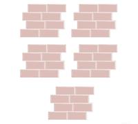 Kit Décoration Murale 5pcs Effet Brique PVC(C) | Effet brique 3D, imperméable, pour idéal cuisine salle de bain, texture réaliste, pour facile à poser