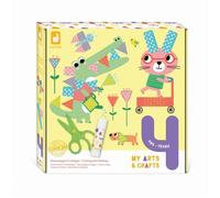 Kit Découpage et Collage Dès 4 Ans - 4 Tableaux - Kit Loisir Créatif Enfant
