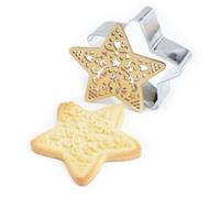 Kit découpoir et embosseur bois - SCRAPCOOKING - Forme étoile