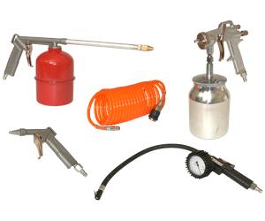 Kit découverte accessoires air LACME pistolet + soufflette + gonfleur - 325000
