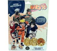 Kit découverte medail naruto Monnaie De Paris - doré/bleu/orange - 35x1,5x24 cm