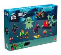 Plus Plus - Kit découverte Phosphorescent de 500 pièces - Jeu de Construction pour Garçons, Filles, Enfants dès 3 Ans - PP3928