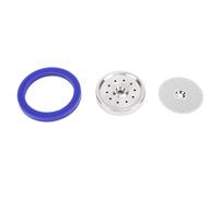 Kit d'écran de douche pour machine à café de qualité supérieure, 6 pièces en acier inoxydable avec joint en silicone pour une meilleure préparation du café dans les machines à