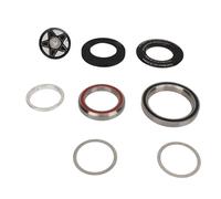 Kit d'écrou étoile pour casque de vélo, en aluminium CNC, ensemble de bols de fourche avant de vélo scellés pour tube de direction conique de 41,8 à 52 mm avec cône droit de 28,6