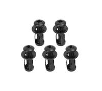Kit d'écrous à rivets en forme de pétale M4 M5 M6, plaque d'immatriculation à expansion noire, jeu de vis de fixation de pare-chocs, 5/50 pièces(M4,30PCS)
