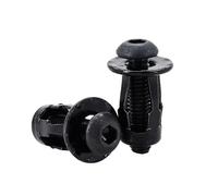 Kit d'écrous à rivets en métal forme de pétale M4 M5 M6 M8, vis d'expansion hexagonale, boulon plaque d'immatriculation, pince verrouillage du panneau(Bronze,M4x20(24Pcs))