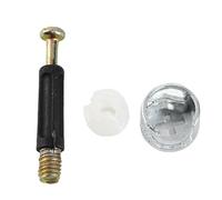 Kit d'écrous à vis pour meubles, pièce de connexion de roue excentrique, 100 ensembles d'accessoires de quincaillerie, filetage en spirale précis, durable, antirouille pour