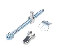 Kit d'écrous de réglage de tension de scie électrique, 73 mm, pièce de rechange pour tension de chaîne précise, design gris argenté (68 mm)