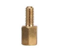 Kit d'écrous hexagonaux M3 entretoise en laiton |Accouplement à tête unique pour entretoises de cartes PCB |11 tailles différentes de 5 mm à 50 mm |Écrous de rechange en laiton (M3*6 (100 pieces