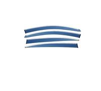 Kit déflecteurs d'air pour Passat B7 2011-2015 Bandes Chromées Protections Contre Pluie Pare-Brise Fenêtre Euro Pare-Vent Pare-Vent