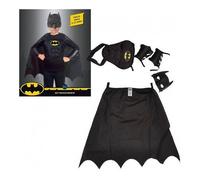 Kit Déguisement Batman Unique - Taille Unique Noir