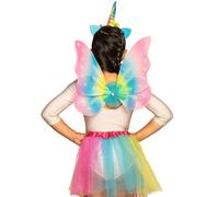 KIT DÉGUISEMENT FÉE LICORNE ARC-EN-CIEL FILLE