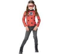 Kit déguisement Miraculous Ladybug Top et Loup Rouge et Noir E