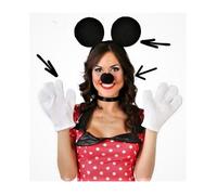 Kit Déguisement Souris - FIESTAS GUIRCA - Accessoire Costume de Minnie ou de Mickey - Femme - Rouge