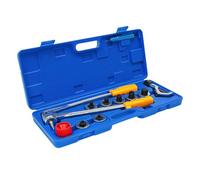 Kit d'élargisseur de tuyau, pince à élargir le tuyau 10-28 mm, avec 1 corps d'expansion de tuyau, 7 têtes d'expansion, 1 coupe-tube, 1 outil de fibre, 1 ébavureur et 1 sac de transport épais