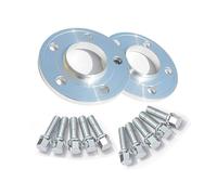 Kit D'élargisseurs Roue Forgés Entretoises De Roue 2 Pièces 10 Mm/12 Mm 5 X 4,4'' 5 X 112 Avec Filetage Long 14 X 1,5 Boulons À Billes Pour Benz(10mm silver-thin)