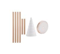Kit d'électroculture en fil de cuivre pur avec piquets en bois | Aide à optimiser la croissance des plantes en utilisant un fil de cuivre hautement conducteur et des piquets de support en