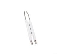 Kit d'électrode à double broche pour brûleur à huile usée - Pour chauffage au gaz propane - Fil M10 x 1 de 30 cm de haut pour résistance à la température (C)