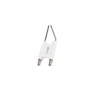 Kit d'électrode à double broche pour brûleur à huile usée - Pour chauffage au gaz propane - Fil M10 x 1 de 30 cm de haut pour résistance à la température (B)