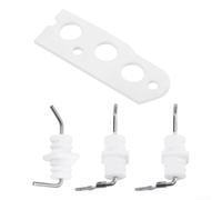Kit d'électrode pour chauffe-eau sans réservoir 104000192-K - Kit de capteur d'allumage pour R75 R94 RC80 RC98 - Solution de réparation efficace - Blanc