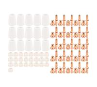 Kit d'électrodes de buse de consommables pour découpeur plasma Accessoires de torche de découpe plasma durables de haute qualité pour la fabrication de métaux et les projets de