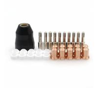 Kit d'électrodes de coupe plasma pour lampes de poche Thermal Dynamics PCH25/38/28 et PCH/M35, comprend des électrodes 9-6506, des buses 9-6500, un bouclier 9-6003 et des anneaux tourbillonnants 9