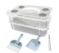 Kit d'élevage de à soie Filet Anti-Odeur avec Couvercle Ventilé