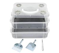 Kit d'élevage de de Farine, Bacs d'alimentation à Double Niveau, Conteneur pour ténébrions meuniers, pour l'apprentissage observationnel en biologie, en Classe, à l'école ou à la Maison