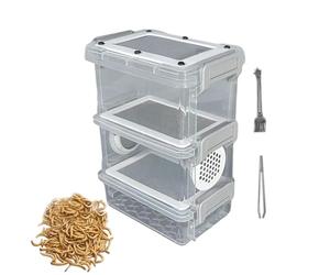 Kit d'élevage de de Farine Conteneur Stable à Filtration Multi-et Respirant