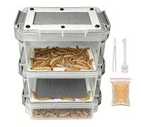 Kit d'élevage de de farine pour poules | Boîte d'élevage de à soie transparente - Boîte d'élevage de de maïs | Pour les parents d'animaux domestiques, les amoureux des animaux, les