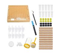 Kit D'élevage De Reine - Ensemble D'Apiculture, Outils D'élevage | Kit Complet D'Apiculture Avec Cellules Reines, Cages, Aiguille De Greffage, Tasses Cellulaires Pour L'usine