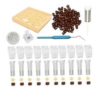 Kit d'élevage de reine, kit de démarrage apiculture complet, y compris la boîte d'élevage de reine, les tasses cellulaires, les outils de greffage émouvants de l'apiculture queen exclusion, kit d'api