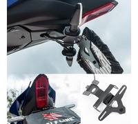 Kit d'élimination des Ailes de Moto, Support de Plaque d'immatriculation arrière avec lumière LED, Compatible avec Y-amaha YZF R7 YZFR7 YZF-R7 YZF r7 2021 2022 2023, Support de Rangement arrière