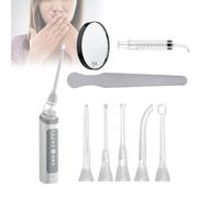 Kit D'élimination Des Calculs D'amygdales avec 3 Modes D'aspiration, Irrigateur Oral, Rechargeable Par Usb, Élimine Efficacement les Calculs D'amygdales Et Soulage la Mauvaise Haleine(009)