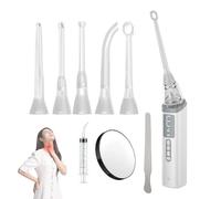 Kit d'élimination des pierres d'amygdale pour dentiste - 3 modes d'aspiration à 3 vitesses, irrigateur ergonomique et loupe pour des soins bucco-dentaires sûrs et efficaces