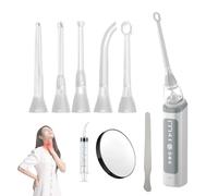 Kit d'élimination des pierres d'amygdale pour dentiste - 3 modes d'aspiration à 3 vitesses, irrigateur ergonomique et loupe pour des soins bucco-dentaires sûrs et efficaces