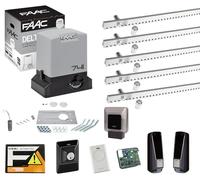 Kit Delta 3 741 pour portail coulissant, charge 900 kg, 220 V, avec 5 m, crémaillère 105630445