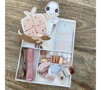 Kit d'emballage cadeaux (étiquettes, stickers, décorations, cordelettes) pastel de No ël