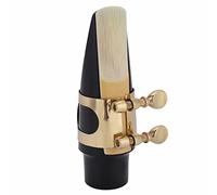 Kit d'embouchure de saxophone alto, saxophone ténor Abs embouchure avec capuchon et fermoir pression patins de boucle en métal Instruments de musique