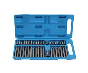 Kit D'embouts de Douilles à Cannelure Hexagonale 40 Pièces, Jeu de Douilles à Embout Hexagonal étoile 40 en 1 llen Longue et Courte Portée de 3 à 8 1/2 de Diamètre, avec