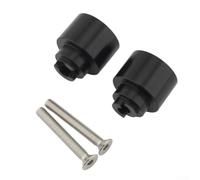 Kit d'embouts de guidon en aluminium pour motos Honda, y compris CB919, CBR 600RR CB 559, CBR 929RR, pièces compatibles (noir)