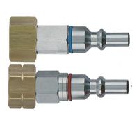 Kit d'embouts mâles oxygène / gaz combustible pour chalumeau LE LORRAIN