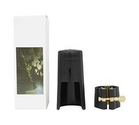 Kit d'embouts pour saxophone alto - Avec embout buccal en plastique - En cuir synthétique - Ligature - Kit de clip de clarinette pour saxophone