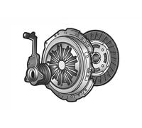 Valeo – Kit d'embrayage 834016 pour Ford Focus I (3 pièces)
