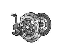 Valeo Kit d'embrayage 3P+CSC 834283