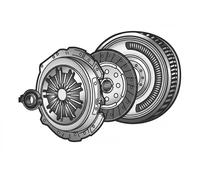 Valeo Kit d'embrayage 837060 Full Pack DVA – volant bimasse – pour Audi/Skoda/Seat/VW